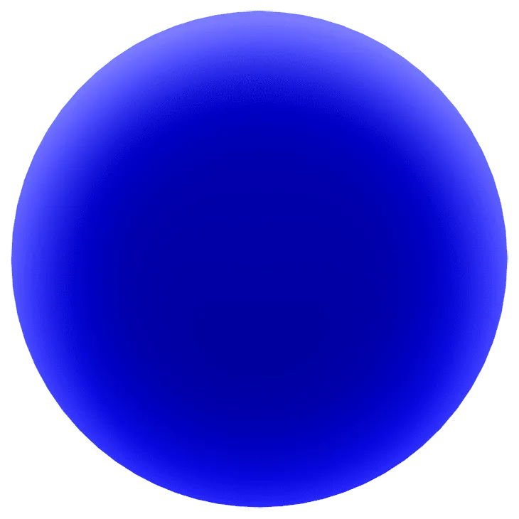 Blue bubble