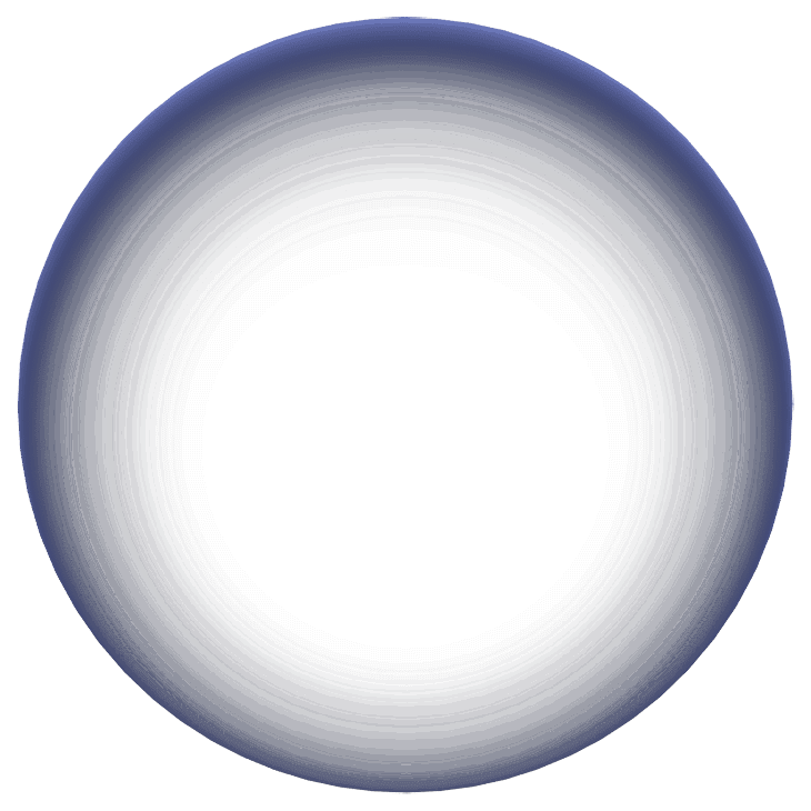 Blue transparent
